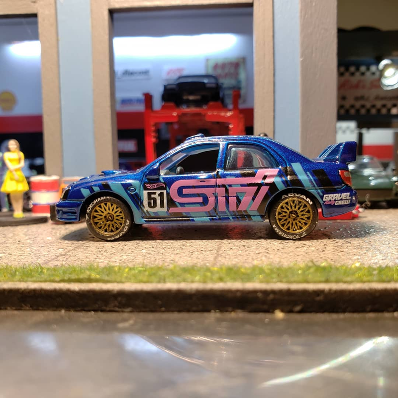 Illustration for article titled Hot Wheels Subaru WRX STi - detailed and swapped